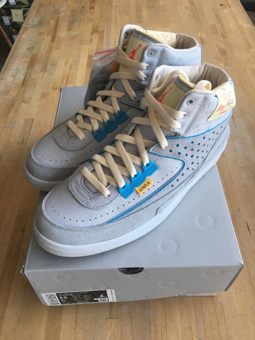 Union x Air Jordan 2 SP "Grey Fog" DN3802-001 Sz 9.5